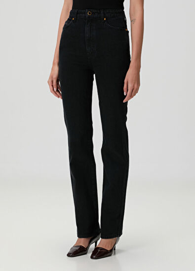 Danielle Stovepipe Siyah Jean Pantolon - Görsel 5