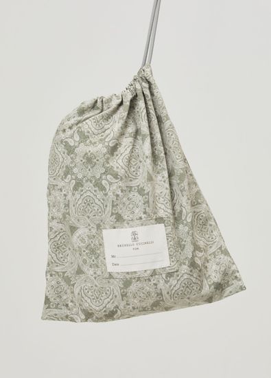 Brunello Cucinelli Khaki Paisley Patterned Swimsuit - 7