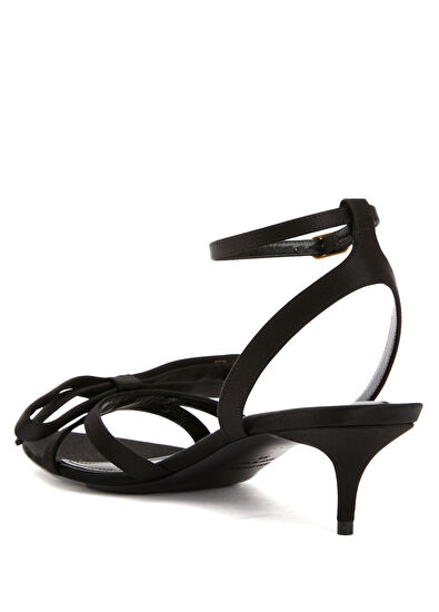 Balenciaga Nano Siyah Fiyonk Detaylı Kadın Sandalet - 3