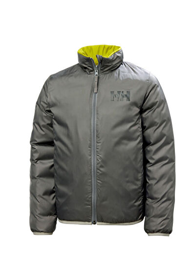 Helly Hansen JR Marka Çift Taraflı Giyilebilir Unisex Çocuk Mont - 5
