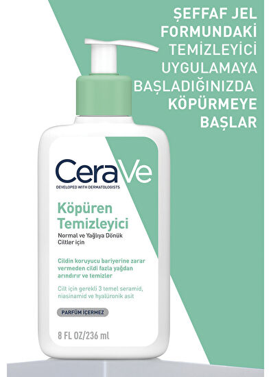 Cerave Foaming Purifying Facial Cleanser 236 ml - 6