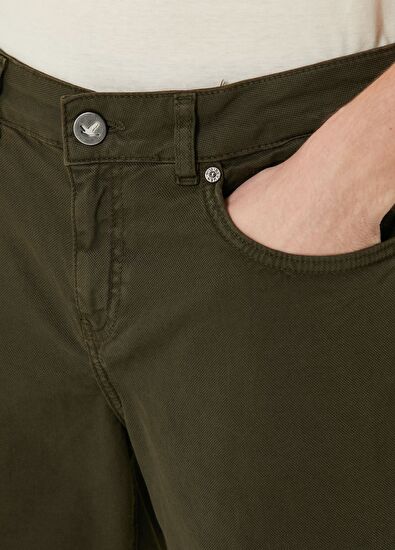 Beymen Club Slim Fit Khaki Shorts - 4