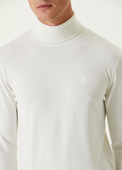 Beymen Club Ecru Turtleneck Sweater - 5