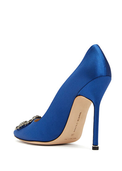Manolo Blahnik Hangisi Mavi Stiletto - 3