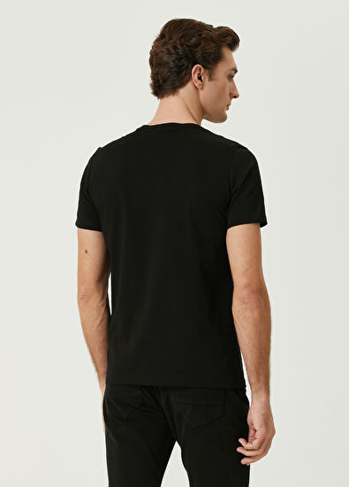Beymen Club Siyah Palmiye Baskılı T-shirt - 5