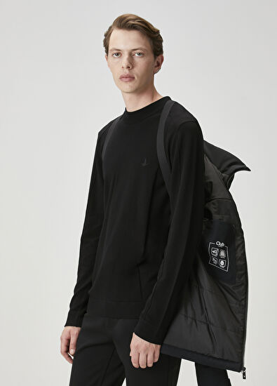 Beymen Club Siyah Kapüşonlu Mont - 11