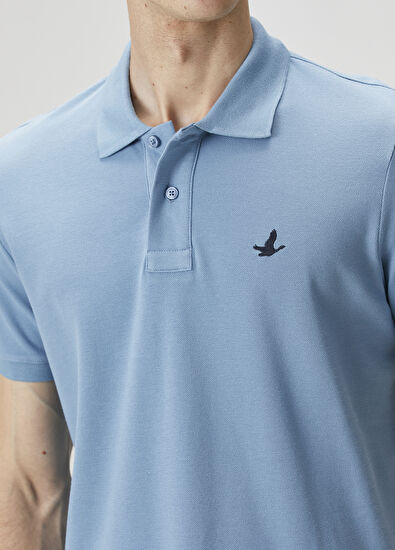 Beymen Club Mavi Polo Yaka T-shirt - 5