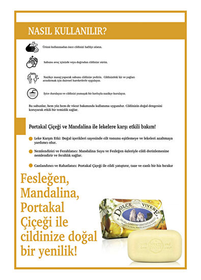 Nesti Dante Dolce Vivere Capri Turunçgil Kokusu Vegan Bakım Sabunu 250 gr - 4