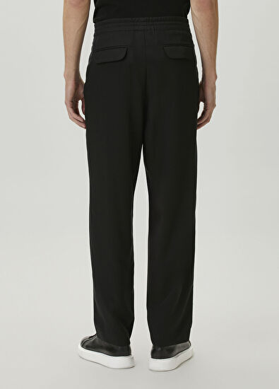 Beymen Club Black Pleated Twill Sport Pants - 3