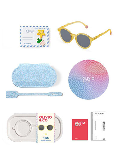 Olivio & Co Classic Oval Sun Coral Unisex Children's Sunglasses - 5
