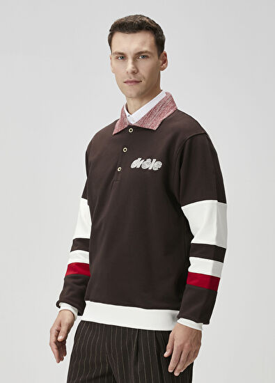 Drôle De Monsieur Koyu Kahverengi Sweatshirt - 3