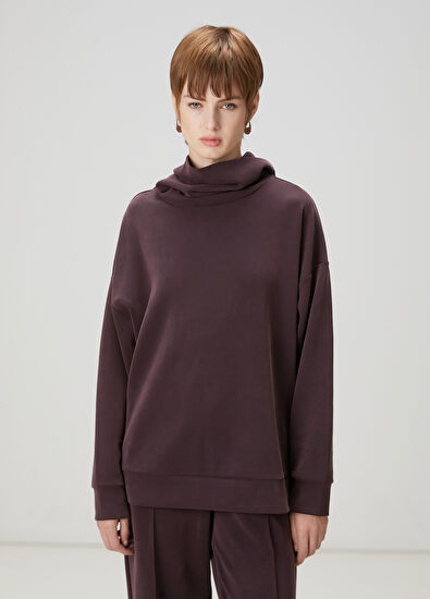 Beymen Club Mürdüm Sweatshirt - 3