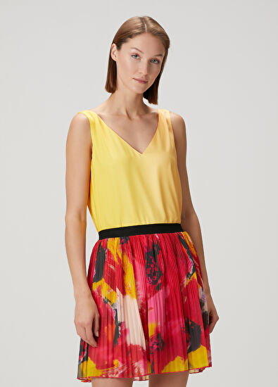 Beymen Club Sarı V Yaka Bluz - 3