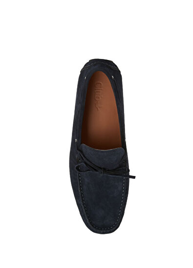 Beymen Club Navy Blue Men's Suede Loafer - 4