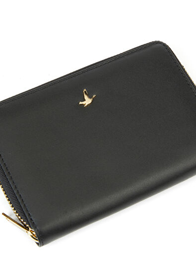 Beymen Club Siyah Logolu Kadın Deri Cüzdan - 5