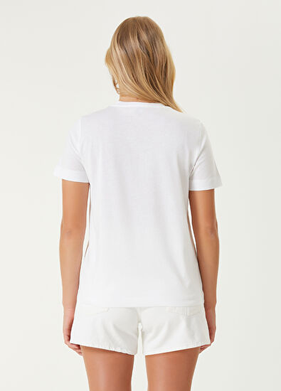 Beymen Club Kırık Beyaz Basic T-shirt - 6