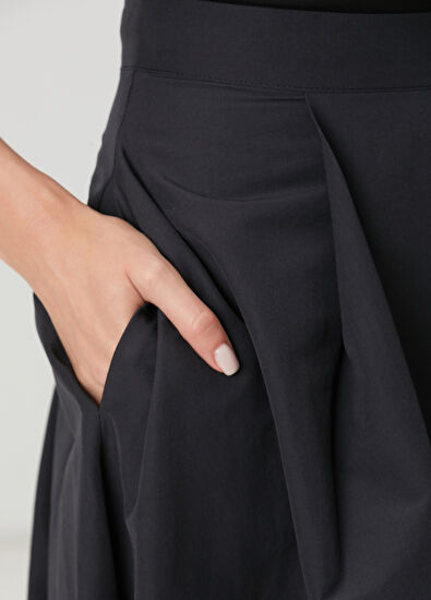 Beymen Club Koyu Lacivert Midi Etek - 5