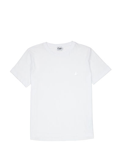 Beymen Club Kırık Beyaz Logolu Basic T-shirt - 7