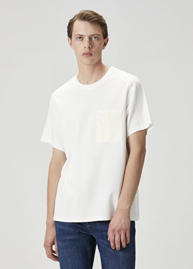 Beymen Club Beyaz Logo Detaylı T-shirt - 3