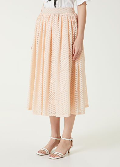 Beymen Club Pudra Midi Etek - 3