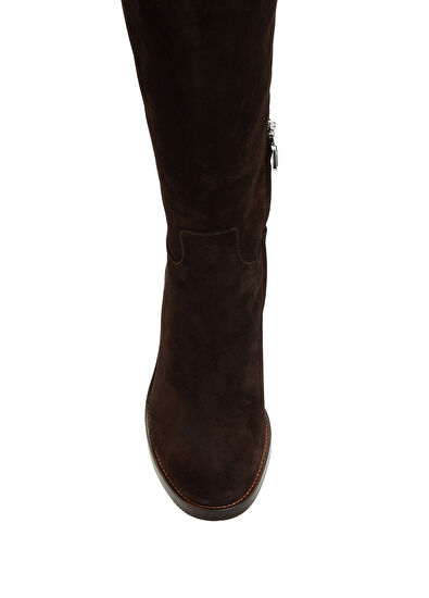 Brighton Kahverengi Kadın Süet Çizme - Görsel 5