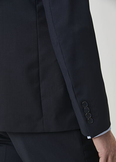 Beymen Club Drop 6 Lacivert Klasik İnce Yün Takım Elbise - 10