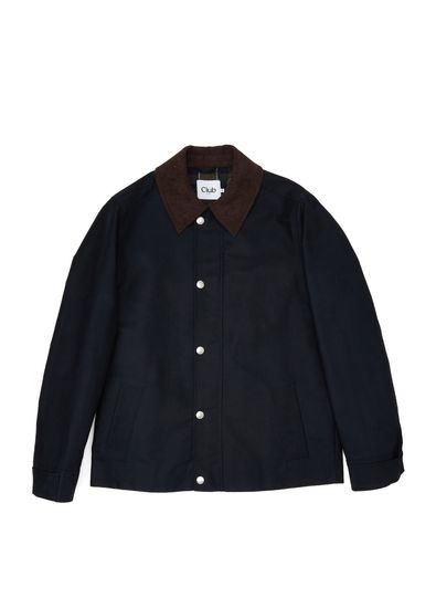 Beymen Club Navy Blue Velvet Collar Coat - 5