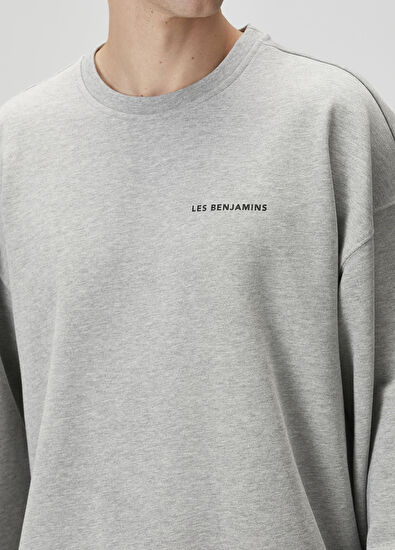 Gri Sweatshirt - Görsel 6