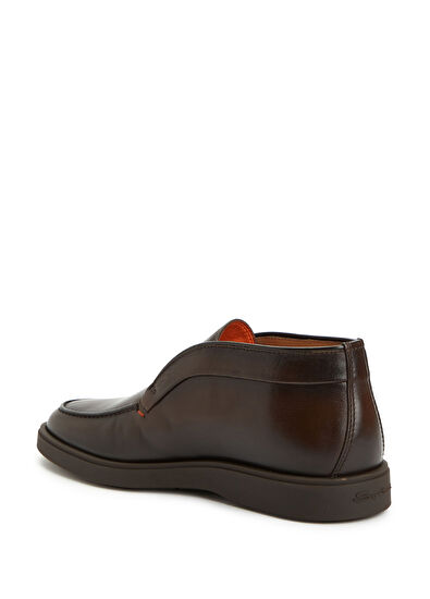 Kahverengi Erkek Deri Bot - Görsel 4