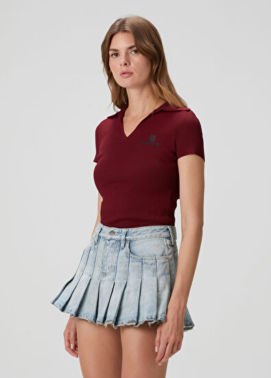 Balenciaga Bordo Polo T-shirt - 3