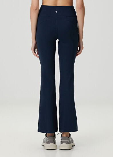 Groove Nulu High Rise Flare Lacivert Tayt - Görsel 5