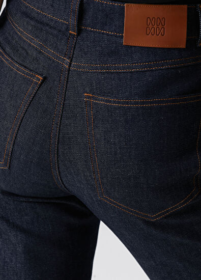 Network Lacivert Bootcut Denim Pantolon - 7