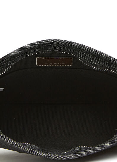 Beymen Club Navy Blue Embossed Logo Women's Hand Portfolio - 5