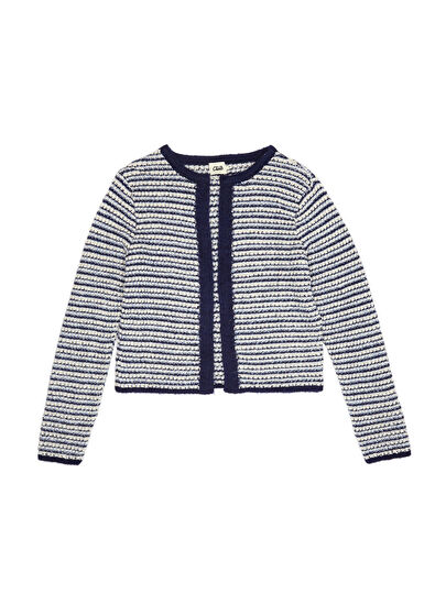 Beymen Club Navy Blue White Striped Jacket - 7