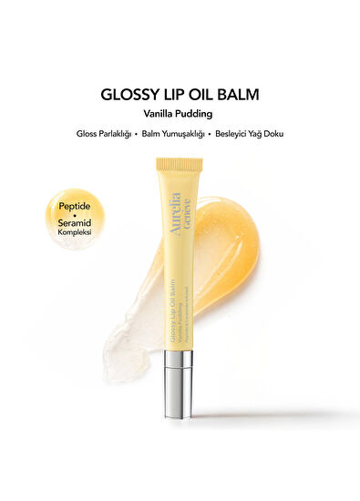 Aurelia Genève Vanilla Pudding Glossy Lip Oil Balm - 3