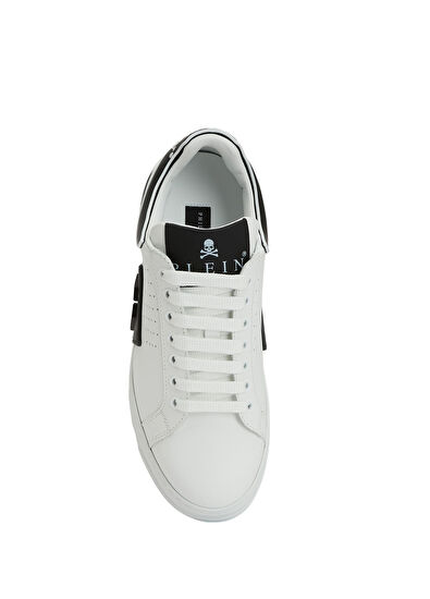Philipp Plein Beyaz Erkek Deri Sneaker - 4