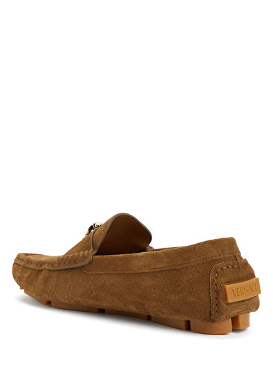 Versace Brown Men's Suede Driver - 3