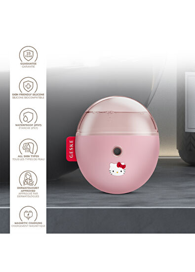 Geske Hello Kitty Facial Hydration Refresher Pembe Buharlı Cilt Nemlendirici ve Yenileyici Yüz Bakım Cihazı  - 5