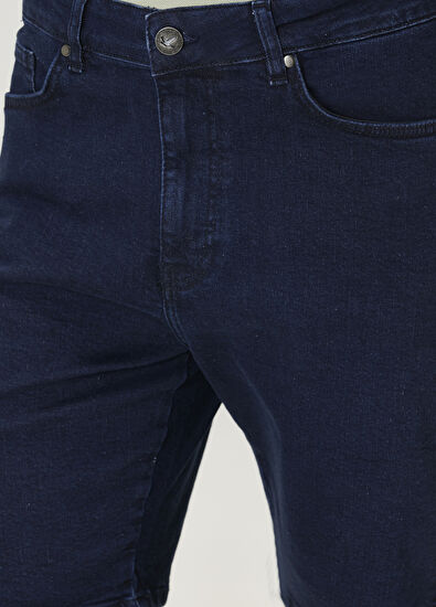 Beymen Club Navy Denim Shorts - 4