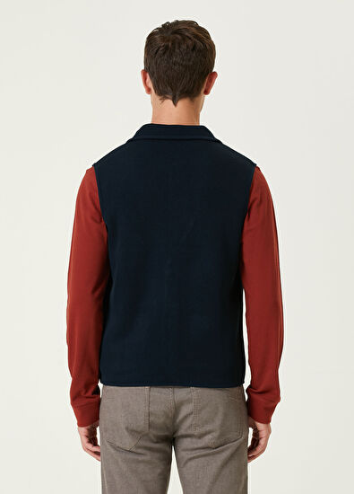 Beymen Club Lacivert Triko Yelek - 5