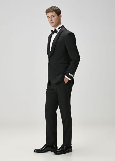 Beymen Collection Black Wool Tuxedo - 3