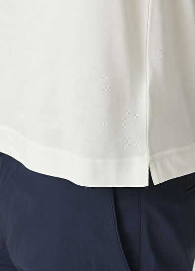 Beymen Club White Stripe Detailed T-Shirt - 7