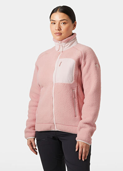 Helly Hansen W Imperiel Pile Block Pink Salt Kadın Spor Ceket - 5