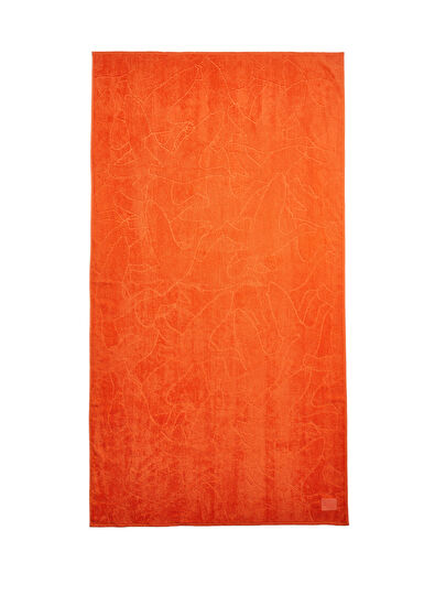 Beymen Club Turuncu Logo Jakarlı Plaj Havlusu - 3