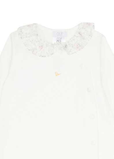 Ola Babies Flower Garden Patterned Baby Girl Jumpsuit Set - 5