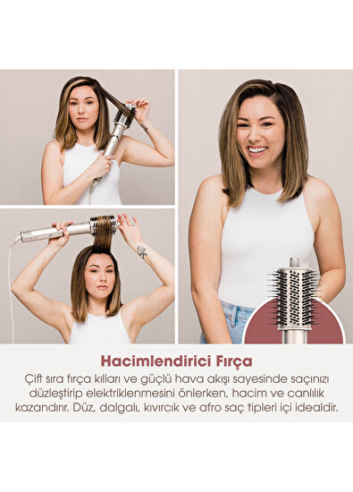 FlexStyle 3-in-1 Stone Saç Kurutma Şekillendirme Sistemi - Görsel 4