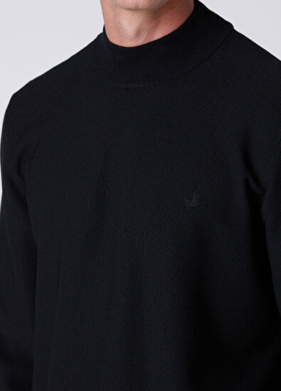 Beymen Club Black Half Turtleneck Sweater - 6