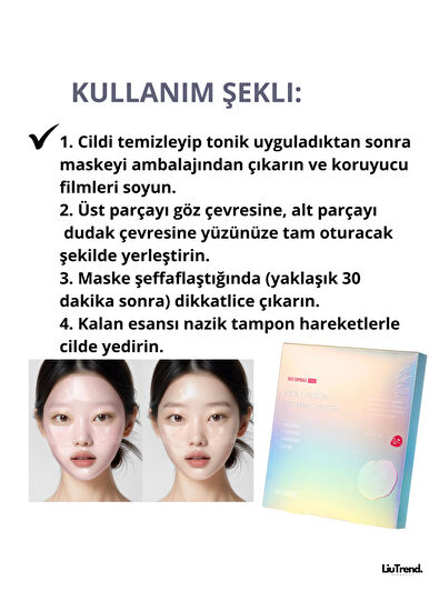 Apothe Red Capsule Pro-Collagen Lifting Mask Kırmızı Kapsüllü ve Pro-Kolajen İçeren Lifting Kağıt Yüz Maskesi 34 gr  - 5