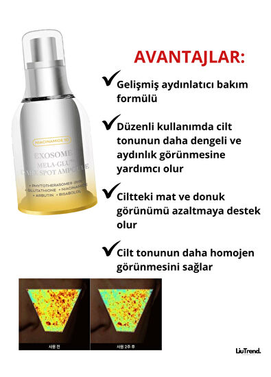Apothe Exosome Mela-Glu™ Dark Spot Ampoule Leke Karşıtı Aydınlatıcı Cilt Serumu 30 ml  - 3