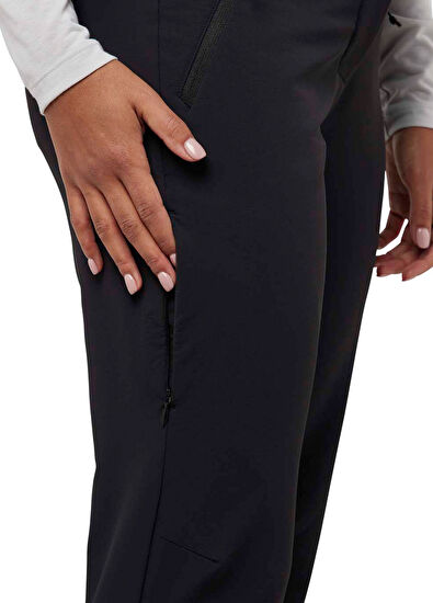 Jack Wolfskin Activate Thermic W Siyah Kadın Outdoor Pantolon - 5